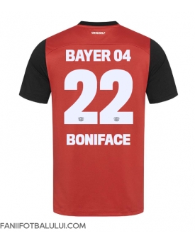 Bayer Leverkusen Victor Boniface #22 Tricou Fotbal Replică 2024-25 Barbati Acasa